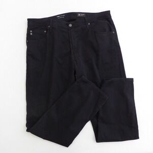 AG Adriano Goldschmied Men's Slim Straight Jeans - Black